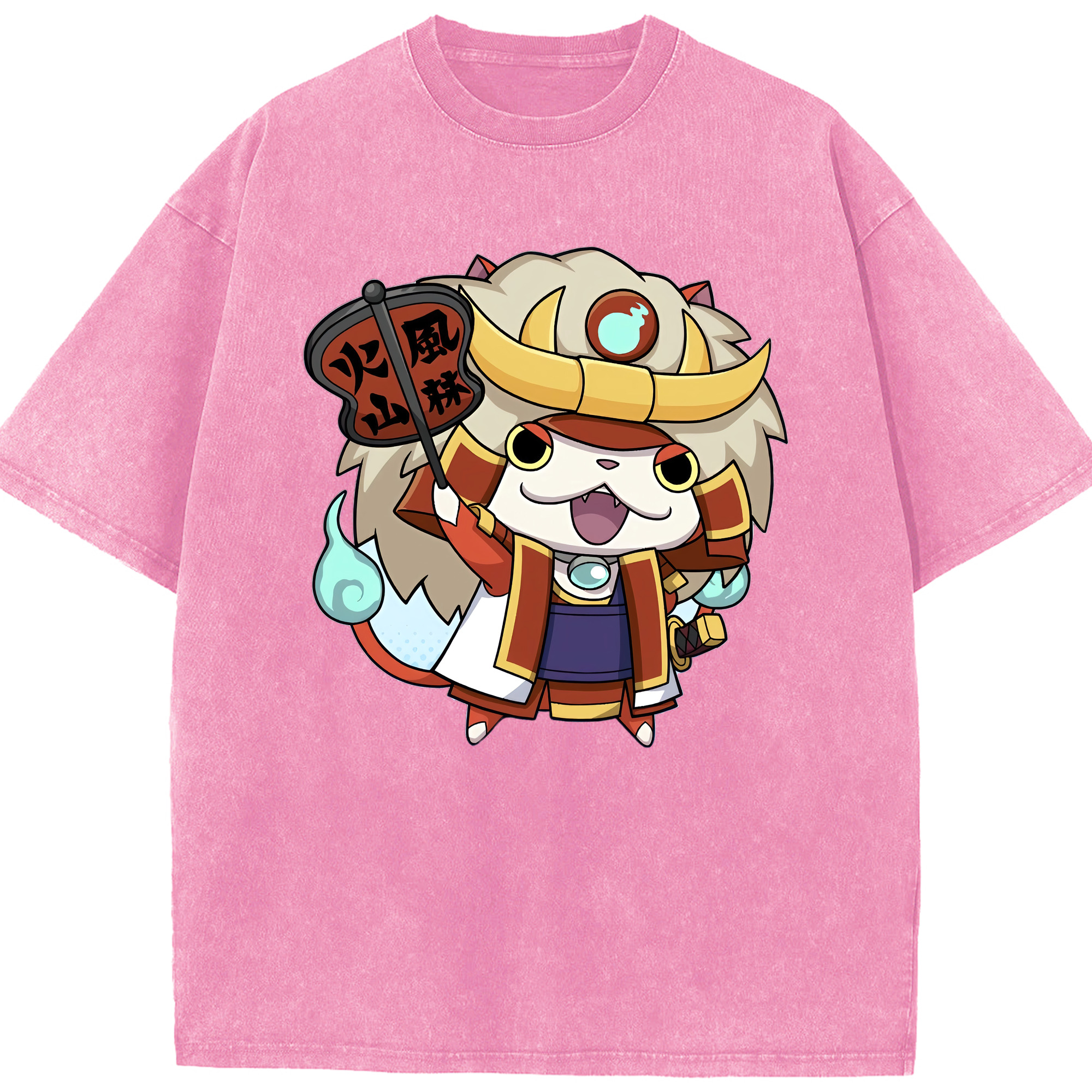 （画像用） 妖怪ウォッチ Yo-kai Watch 綿100% ヴィンテージ風 半袖Tシャツ（フロントプリント）
